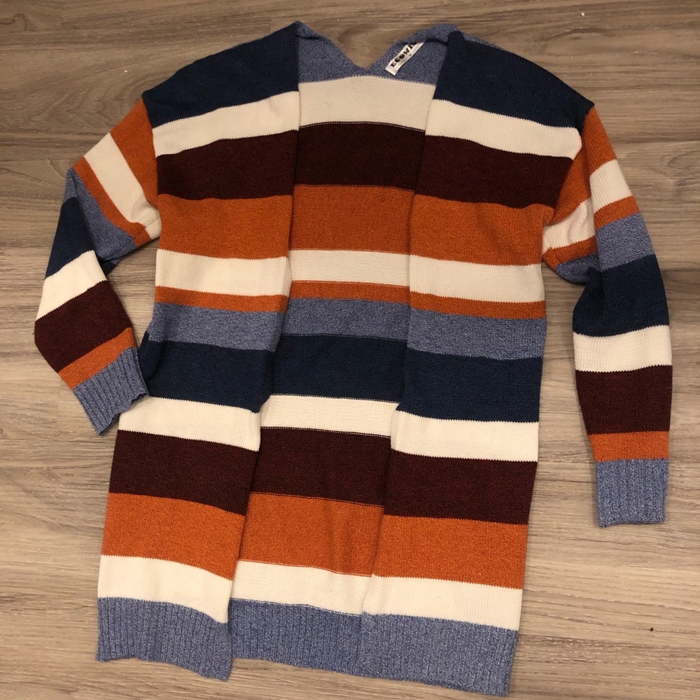 Striped chunky sweater